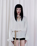Form 010 Mandarin Collar Silhouette Shirt