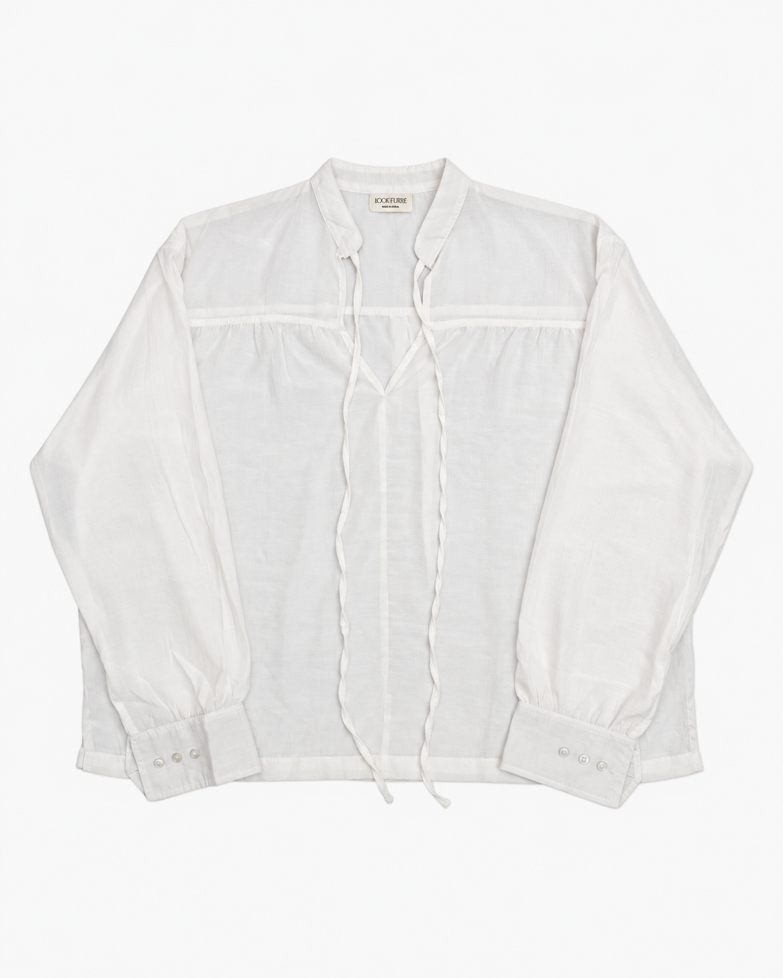 Form 010 Mandarin Collar Silhouette Shirt