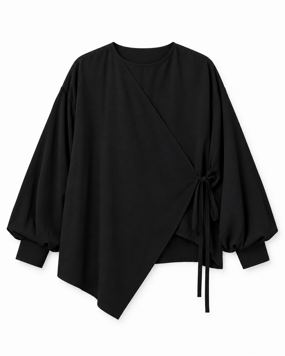 Form 009 Asymmetrical Wrap Shirt